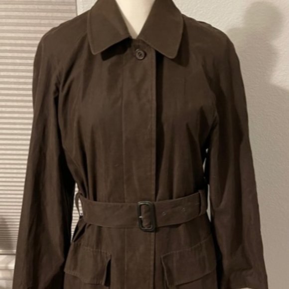 Burberry Women's Size Medium Classic Trench Coat Brown Reg $600+